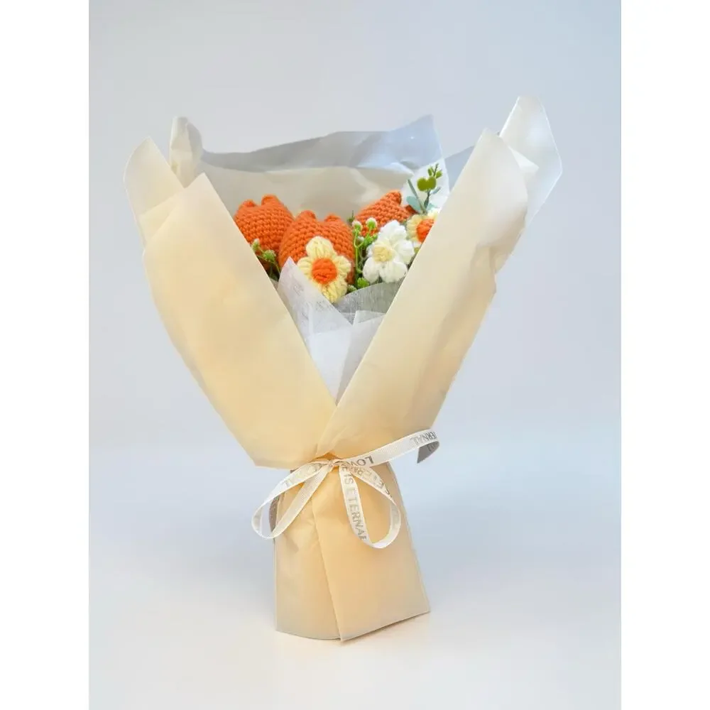 Crochet Tulip Bouquet | Forever Flower Gift